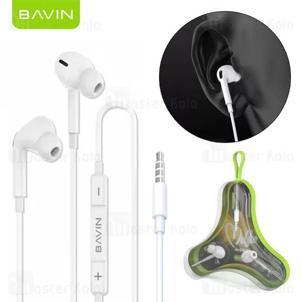 هندزفری سیمی باوین Bavin HX832 Wired Headset Jack 3.5mm