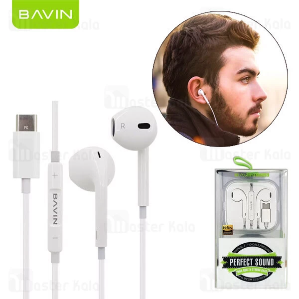 هندزفری سیمی باوین Bavin HX833 Perfect Sound Wired Headset Type-C