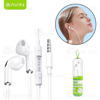 هندزفری سیمی باوین Bavin HX853 Hi-Fi Stereo Sound Capsule Earphones 3.5mm