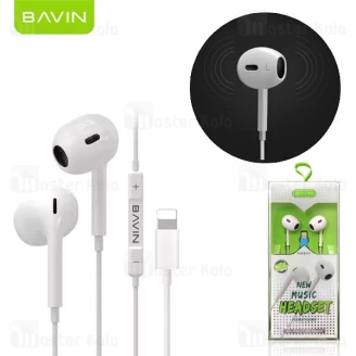 هندزفری سیمی باوین Bavin HX856 New Music Wired Headset Lightning Cable
