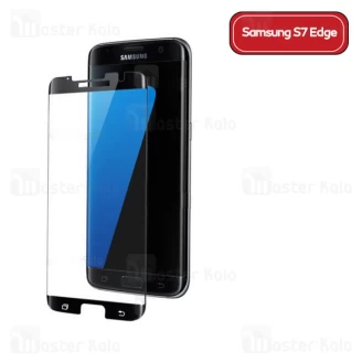 محافظ صفحه شیشه ای تمام صفحه تمام چسب خمیده سامسونگ Samsung Galaxy S7 Edge Curved Glass