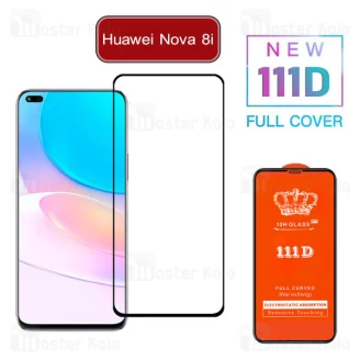 گلس تمام صفحه تمام چسب هواوی Huawei Nova 8i / Honor 50 Lite 111D Glass
