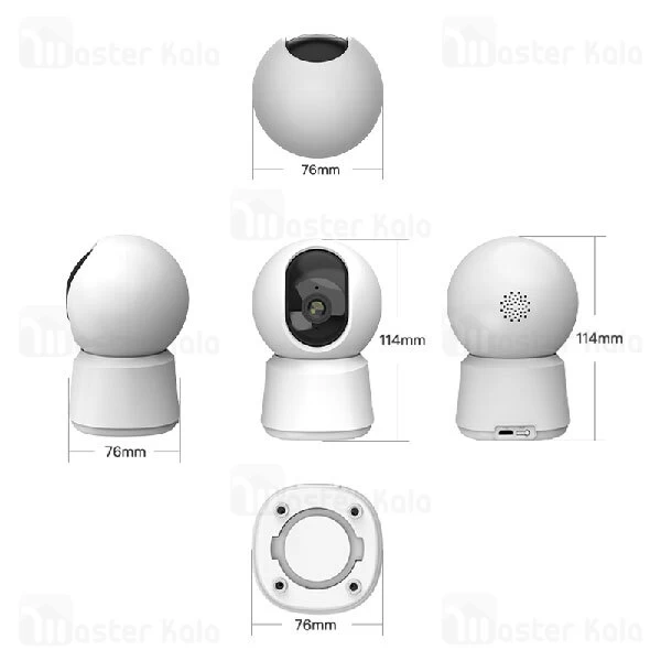 دوربین مداربسته 360 درجه Laxihub P2 1080p Indoor Pan Tilt Privacy Camera
