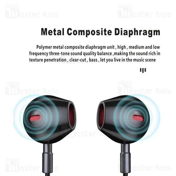 هندزفری بلوتوث لنوو Lenovo HE06 Circle Iron Wireless Bluetooth طراحی مگنتی