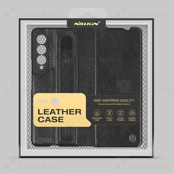 قاب چرمی نیلکین سامسونگ Samsung Galaxy Z Fold3 5G Nillkin Aoge Leather Cover Case
