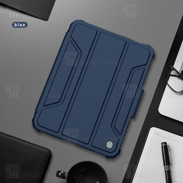 کاور چرمی هوشمند نیلکین آیپد Apple iPad Mini 6 2021 Nillkin Bumper Leather Case Pro