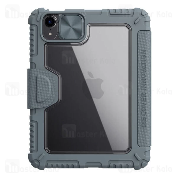کاور چرمی هوشمند نیلکین آیپد Apple iPad Mini 6 2021 Nillkin Bumper Leather Case Pro