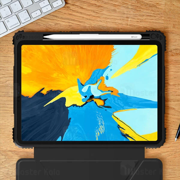 کیف چرمی هوشمند نیلکین آیپد پرو Apple iPad Pro 11 2018 Nillkin Bumper Leather