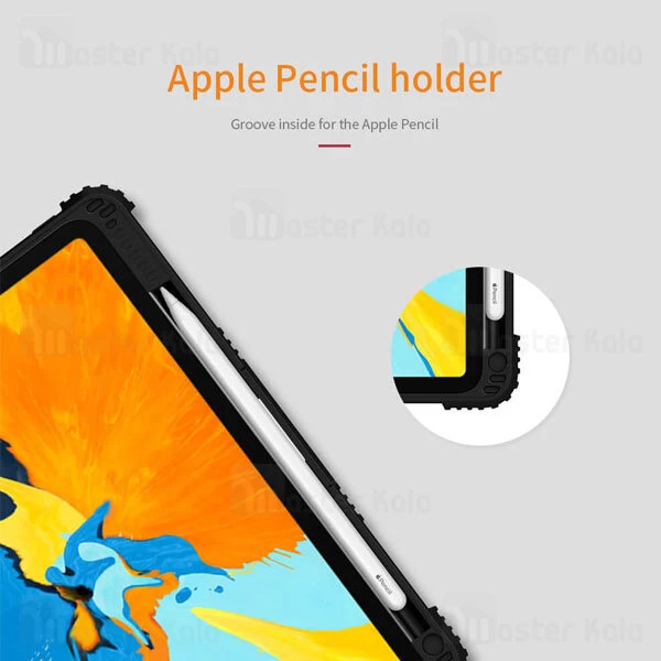 کیف چرمی هوشمند نیلکین آیپد پرو Apple iPad Pro 11 2018 Nillkin Bumper Leather