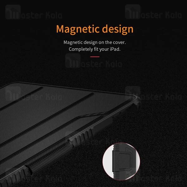 کیف چرمی هوشمند نیلکین آیپد پرو Apple iPad Pro 11 2018 Nillkin Bumper Leather