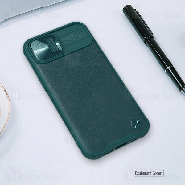 قاب چرمی نیلکین آیفون Apple iPhone 13 Nillkin CamShield Leather Case دارای محافظ دوربین