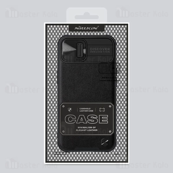 قاب چرمی نیلکین آیفون Apple iPhone 13 Nillkin CamShield Leather Case دارای محافظ دوربین