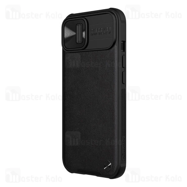 قاب چرمی نیلکین آیفون Apple iPhone 13 Nillkin CamShield Leather Case دارای محافظ دوربین
