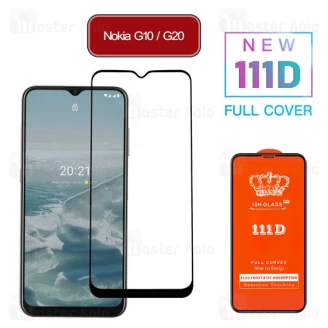 محافظ صفحه شیشه ای تمام صفحه تمام چسب نوکیا Nokia G10 / G20 111D Glass