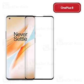 محافظ صفحه شیشه ای تمام صفحه تمام چسب خمیده OnePlus 8 Full Screen Glass