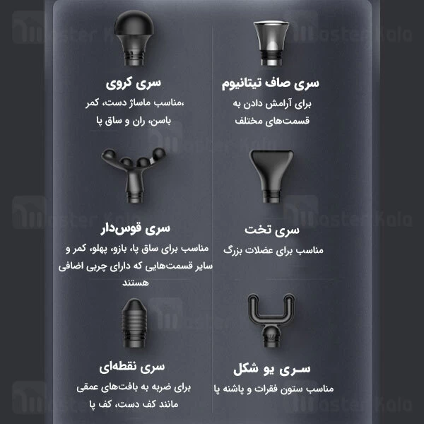 ماساژور Philips PPM5101G Fascia Gun Muscle Relaxation Massager 25W