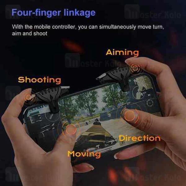 دسته بازی انگشتی موبایل راک Rock G01 Shooting Game Controller