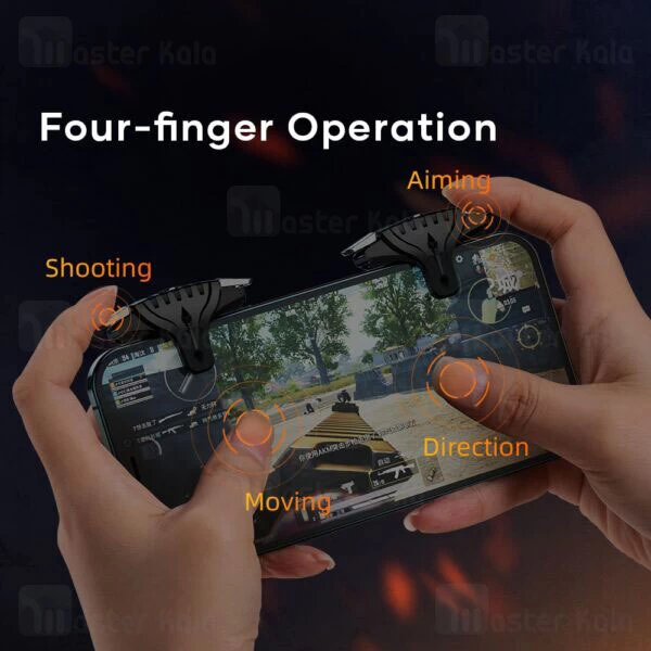 دسته بازی انگشتی موبایل راک Rock G01 Shooting Game Controller