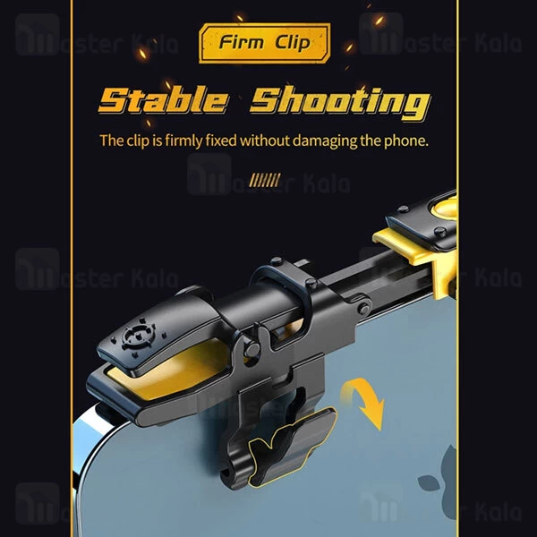 دسته بازی انگشتی موبایل راک Rock G02 Shooting Game Controller Retractable