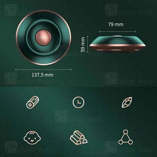 خوشبو کننده هوا خودرو راک Rock RAM0015 Dashboard Alloy Car Aroma Diffuser