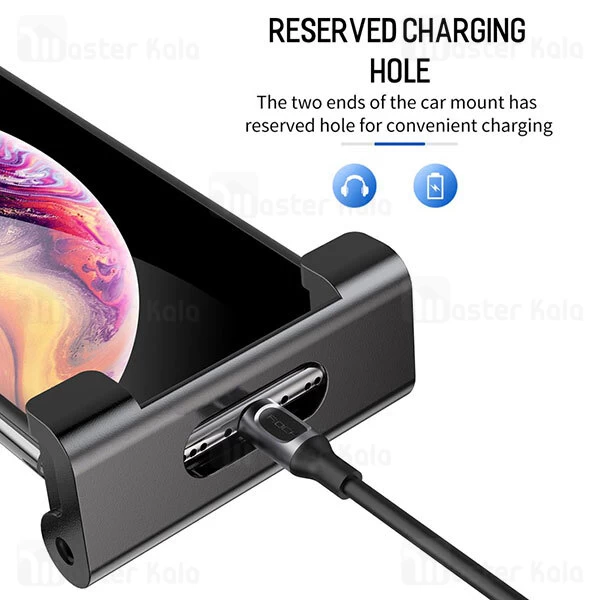 هولدر صندلی عقب Rock RPH0876 Universal Stretchable Car Headrest Mount