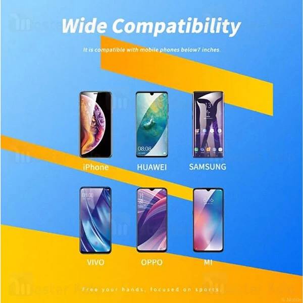 کیف کمری Rock RST1038 Slim Sports Waist Bag Transparent Window Version