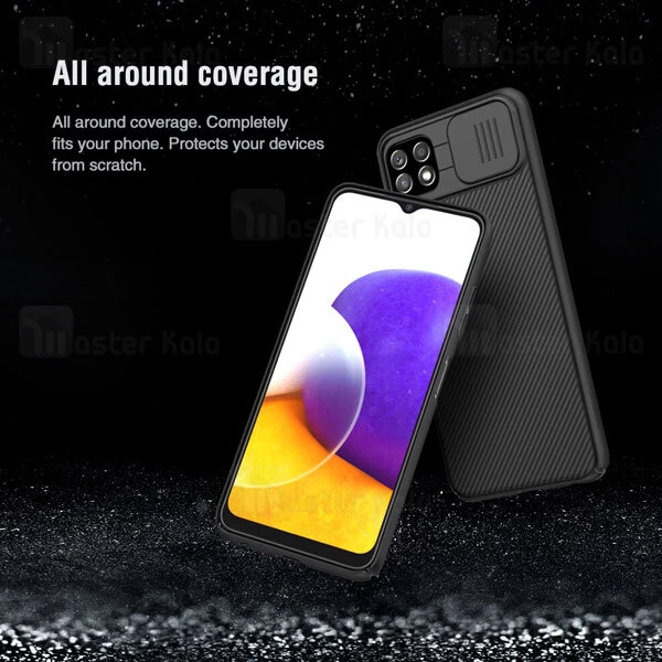 قاب محافظ نیلکین سامسونگ Samsung Galaxy A22 5G / F42 5G Nillkin CamShield Case دارای محافظ دوربین