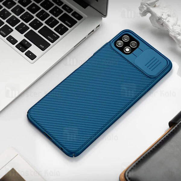 قاب محافظ نیلکین سامسونگ Samsung Galaxy A22 5G / F42 5G Nillkin CamShield Case دارای محافظ دوربین