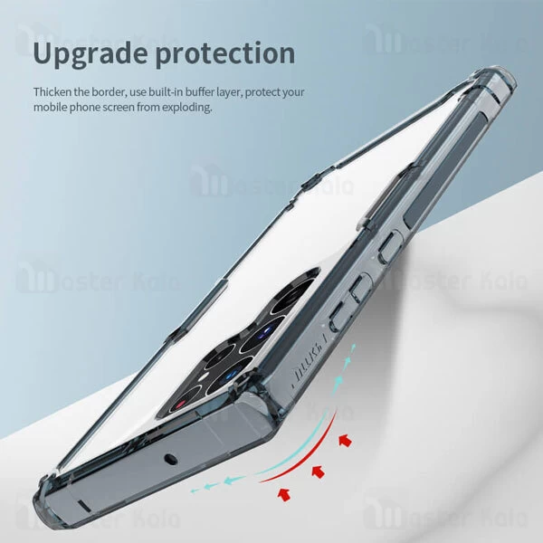 قاب ژله ای نیلکین سامسونگ Samsung Galaxy S22 Ultra 5G Nillkin Nature TPU Pro Case