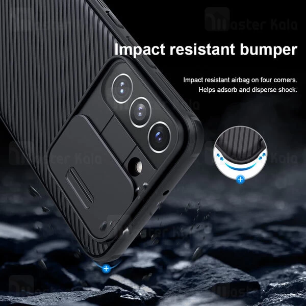 قاب محافظ نیلکین سامسونگ Samsung Galaxy S22 5G Nillkin CamShield Pro Case دارای محافظ دوربین