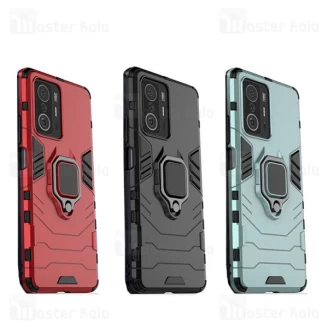 گارد ضد ضربه انگشتی شیائومی Xiaomi 11T / Xiaomi 11T Pro Black Panther KEYSION Shockproof Armor Ring