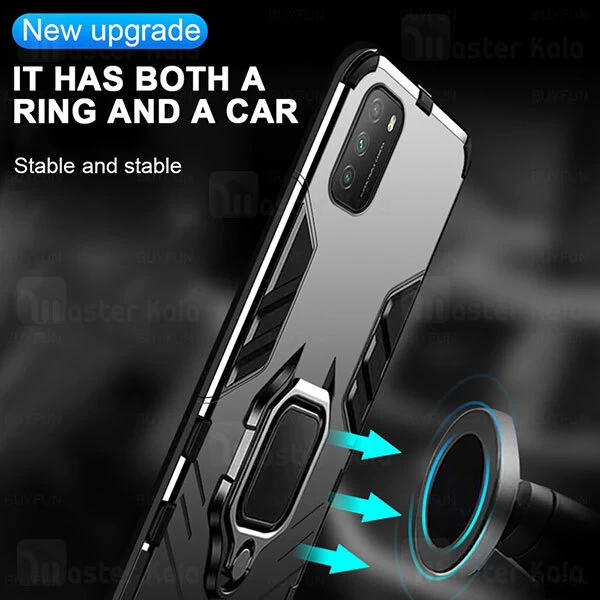 قاب ضد ضربه Xiaomi 11T / Xiaomi 11T Pro KEYSION Shock of Armor Ring Holder Case