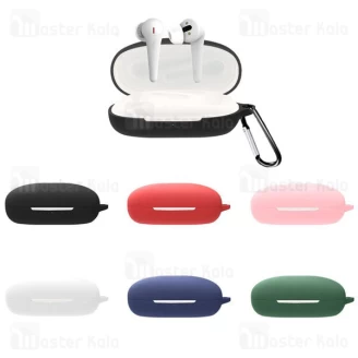 کاور محافظ سیلیکونی هندزفری شیائومی Xiaomi 1More Comfobuds Pro Earphone Silicone Case با قلاب آویز