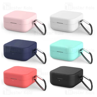 کاور محافظ سیلیکونی هندزفری Xiaomi Air 2 SE / Mi True Wireless Earphone 2 Basic Case دارای قلاب آویز