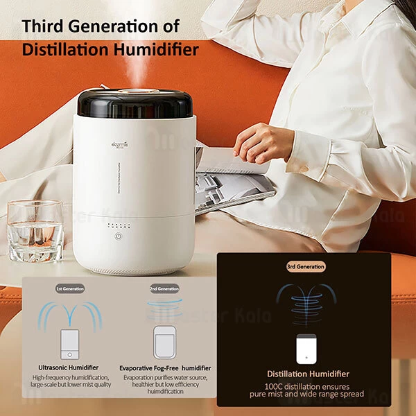 دستگاه بخور گرم Xiaomi Deerma DEM-RZ100 Constant Distillation Humidifier 2.3L