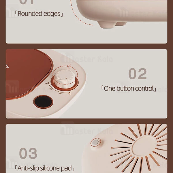 زیر لیوانی برقی Xiaomi Liberfeel Maoxin Q42 Smart Heating Coaster Set