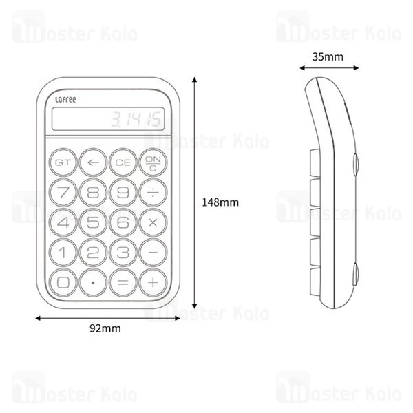 ماشین حساب Xiaomi Lofree 10 Digital Calculator Mini Desktop