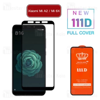 محافظ صفحه شیشه ای تمام صفحه تمام چسب Xiaomi Mi A2 / 6X 111D Glass