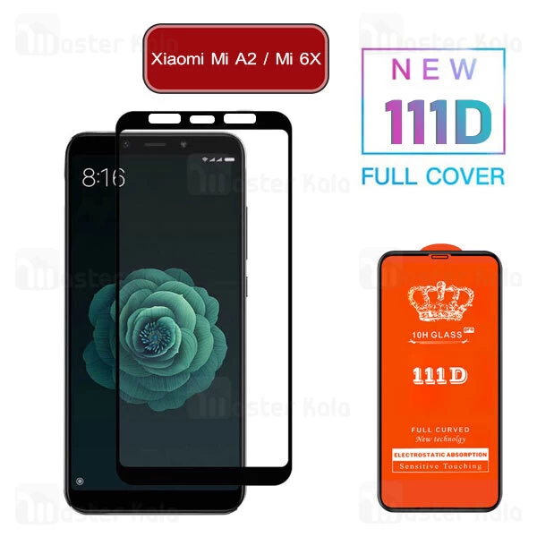 گلس تمام صفحه Xiaomi Mi A2 / 6X Glass Full Screen Protector
