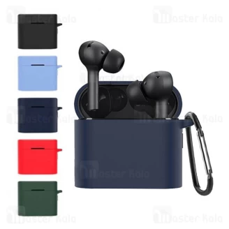 کاور محافظ سیلیکونی هندزفری شیائومی Xiaomi Mi Air 2 Pro Earphone Silicone Case همراه با قلاب آویز