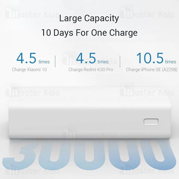 پاوربانک شیائومی Xiaomi Mi power Bank 3 30000mAh Quick Charge Edition PB3018ZMپاوربانک شیائومی Xiaomi Mi power Bank 3 30000mAh Quick Charge Edition PB3018ZM