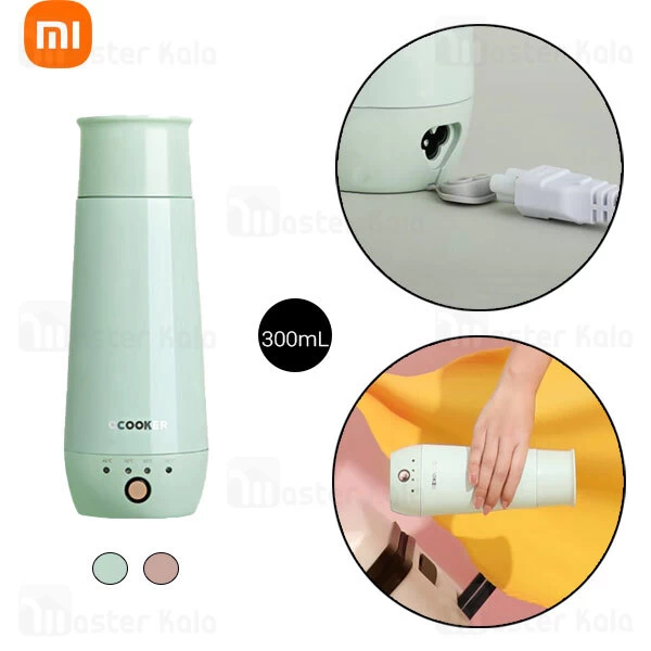 آب جوش کن و گرم کن برقی Xiaomi QCOOKER Insulation Portable Electric Kettle CR-DRB01