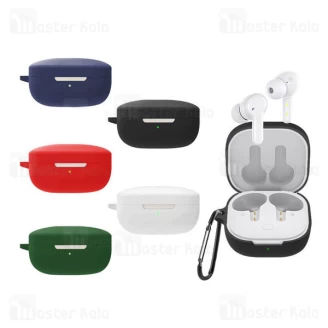 کاور محافظ سیلیکونی هندزفری کیو سی وای Xiaomi QCY T13 Earphone Silicone Case همراه با قلاب آویز