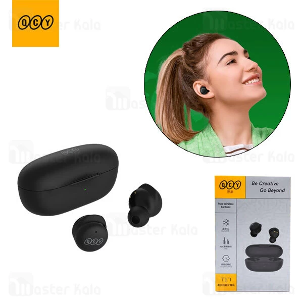 هندزفری بلوتوث دوگوش کیو سی وای Xiaomi QCY T17 Youth Buds TWS ENC BH21Q17A