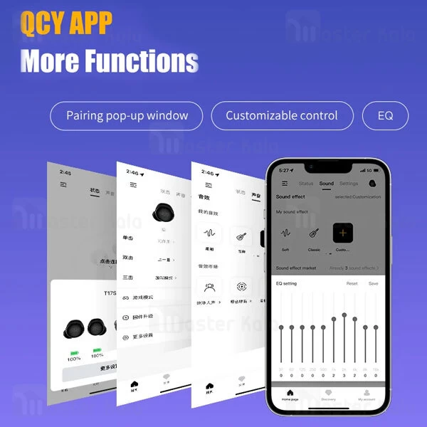 هندزفری بلوتوث دوگوش کیو سی وای Xiaomi QCY T17s Earbuds TWS AptX