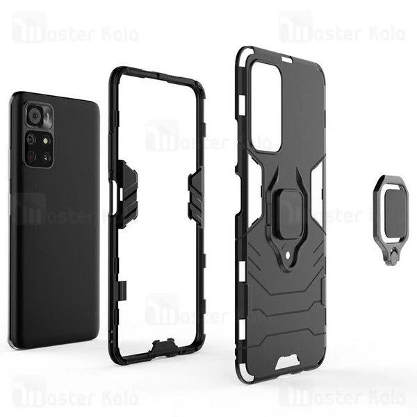قاب ضد ضربه Xiaomi Redmi Note 11 Pro / 11 Pro Plus KEYSION Shockproof Armor Ring Holder Case