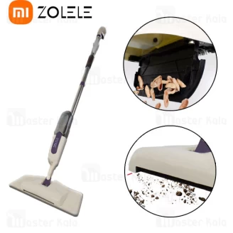جارو دستی و تی اسپری دار شیائومی Xiaomi Zolele 1012 Water Spray Mop Handheld Sweeper