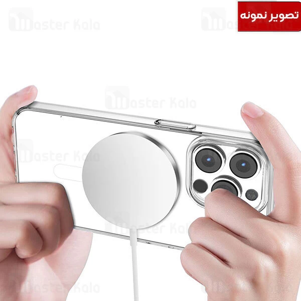 قاب محافظ مگنتی گرین لاین آیفون Apple iPhone 13 Green Lion Magsafe Delgado Clear Case