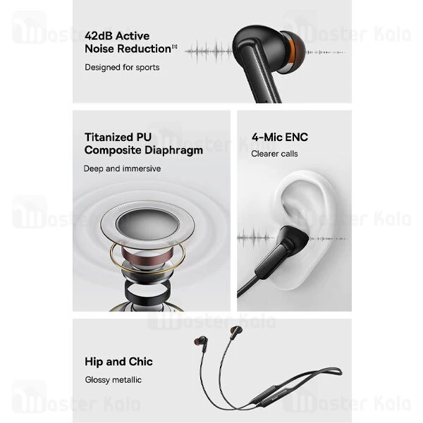 هندزفری بلوتوث گردنی بیسوس Baseus Bowie U2 Pro NGTU010001