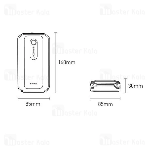 پاوربانک و جامپ استارتر Baseus Emergency Jump Starter Power Bank CGNL020101 12V 1000A